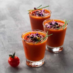 Gazpacho Shots To Get Any Dinner Started | Cooking Clue
