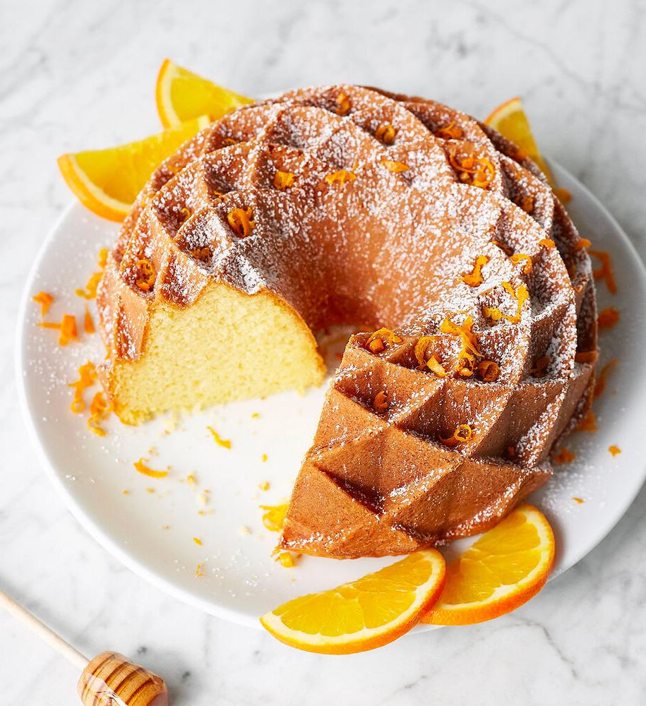 Eye-popping Orange Bundt Cake | Cooking Clue | The Eater's Manifesto