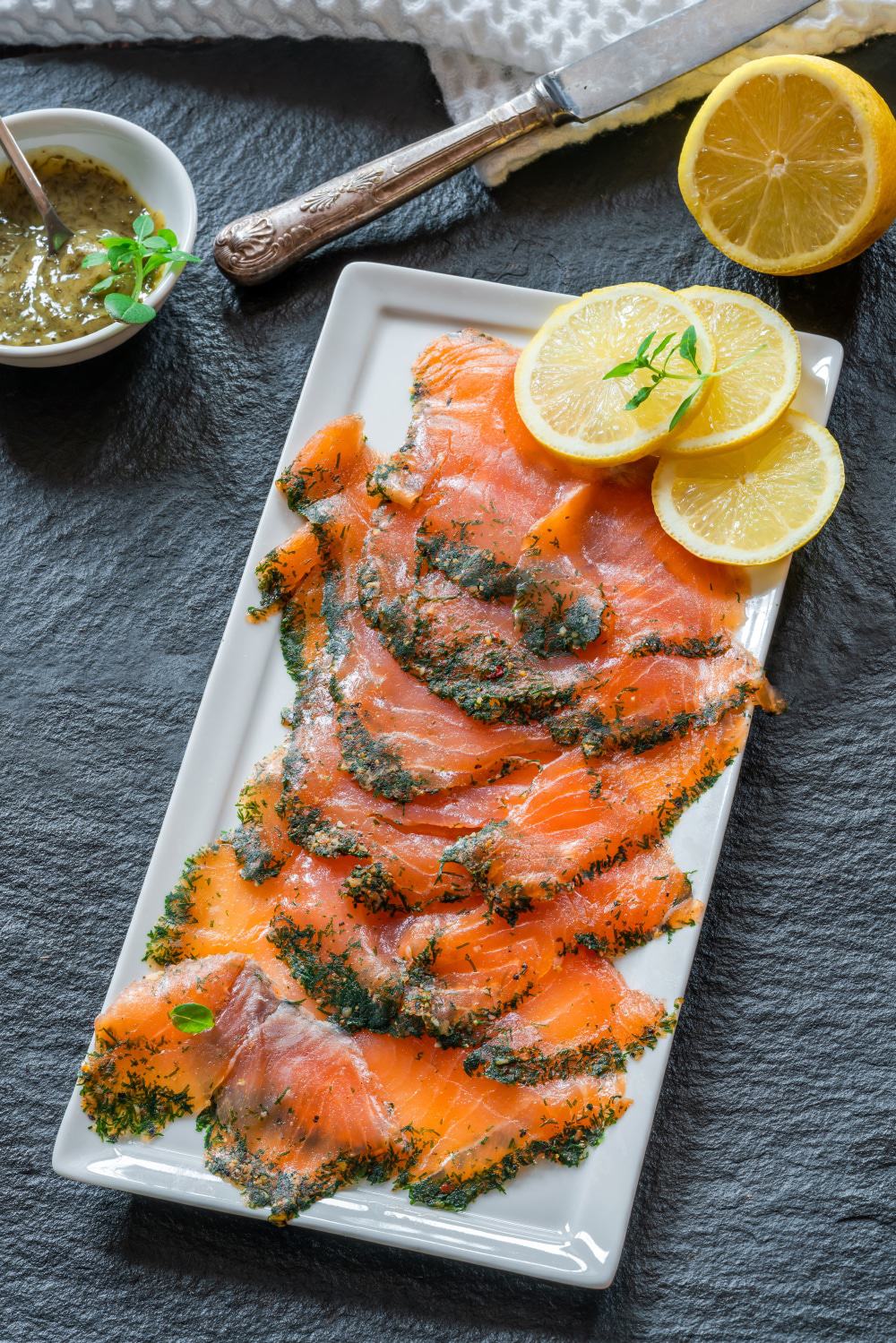 Salmon Gravlax Appetizer | Cooking Clue | The Eater's Manifesto