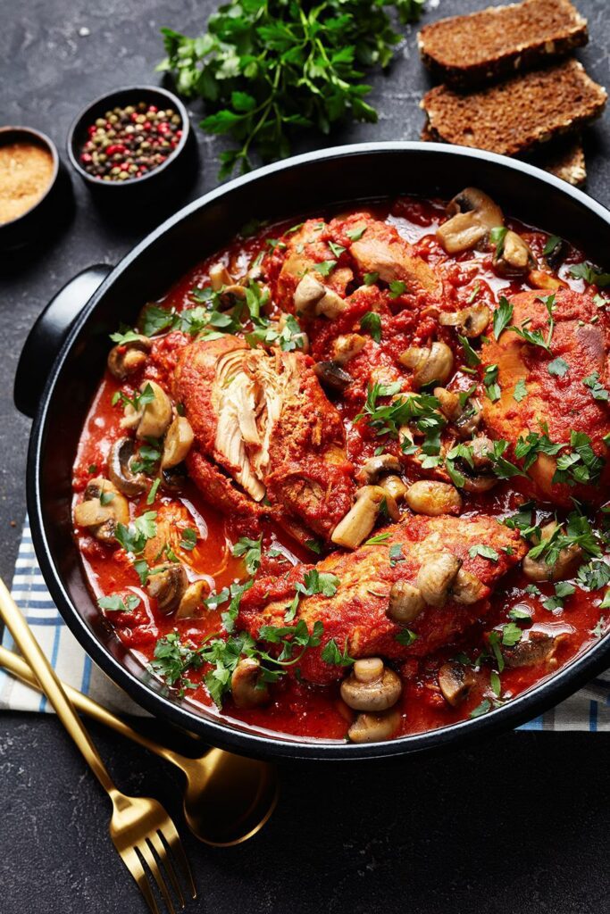 Satisfying Chicken Cacciatore | Cooking Clue