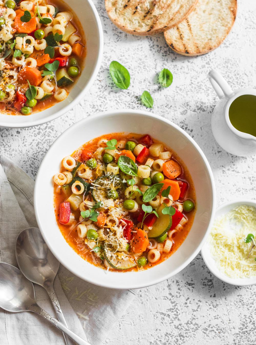 A Hearty Minestrone Soup | Cooking Clue | The Eater's Manifesto