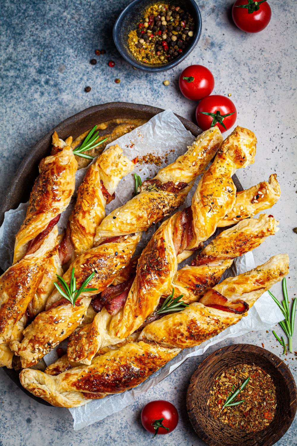 Crispy Cheese And Bacon Twists | Cooking Clue