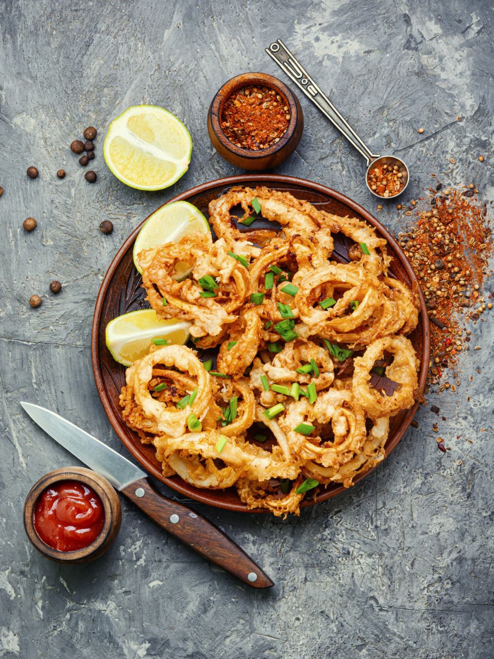 Crispy Harissa Squid | Cooking Clue