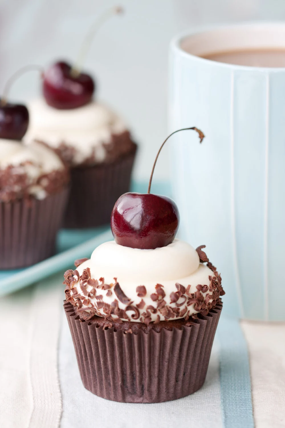Decadent Black Forest Cupcakes | Cooking Clue | The Eater's Manifesto
