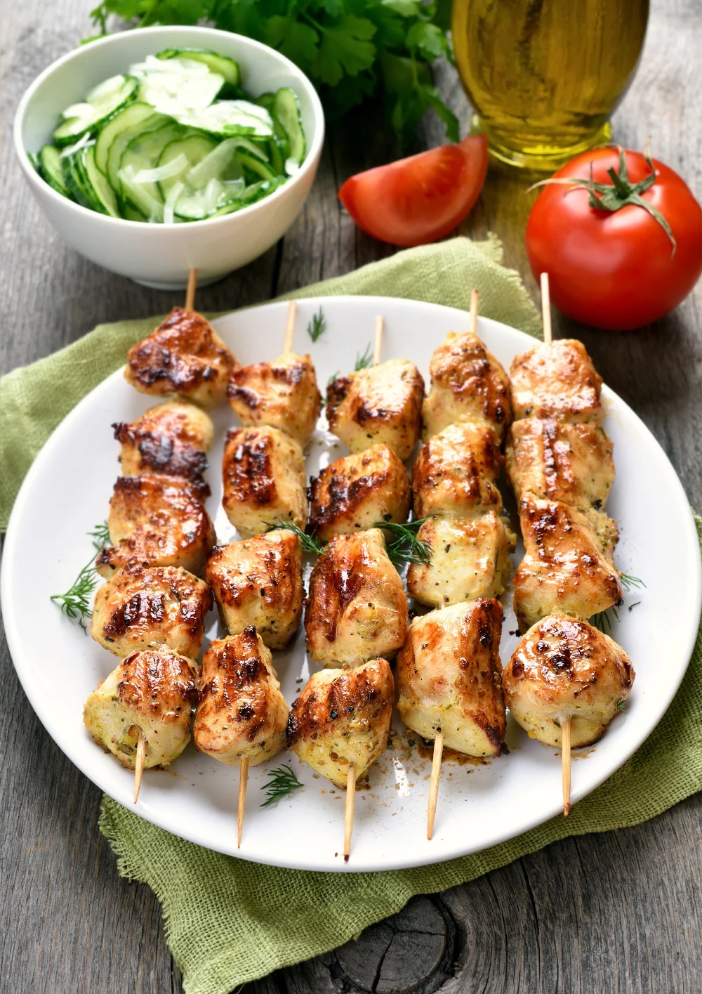 Turkish Chicken Kebabs | Cooking Clue