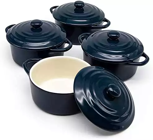Mini Cocotte Casserole Dishes With Lids