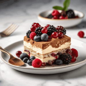 Summery Mixed Berry Tiramisu | Cooking Clue