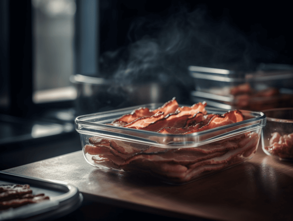 How long is cooked bacon good for?